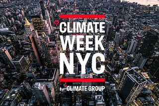 Climate Week NYC: Sustainability Cred