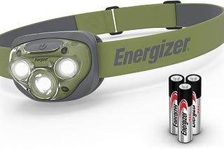 Energizer LED Headlamp Pro260, Rugged IPX4 Water Resistant Head Light, Ultra Bright Headlamps for Running, Camping, Outdoor, Storm Power Outage (Batteries Included)