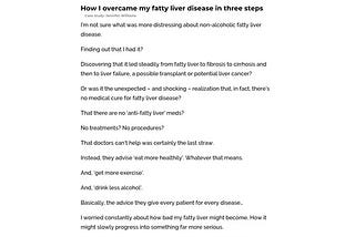 Fatty Liver Case Study cb | Blue Heron Health News