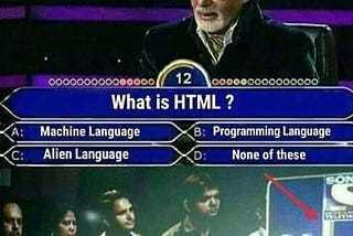 HTML! Which Language it is?