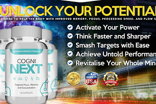 Cogni Next Pills Support Your Brain!