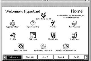 HyperCard and what it means for the future of No-Code
