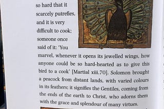 On peacocks in "Bestiary" by Richard Barber