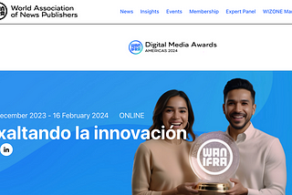 Listado de ganadores de los Digital Media Américas 2024 (WAN-IFRA)