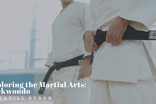 Exploring the Martial Arts: Taekwondo