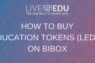 Biboxにおけるエデュケーショントークン(LEDU)購入方法
