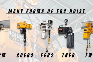 APPLICATION ORIENTED ER2 HOIST; ONE HOIST, MANY FORMS