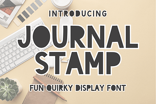 Journal Stamp Font