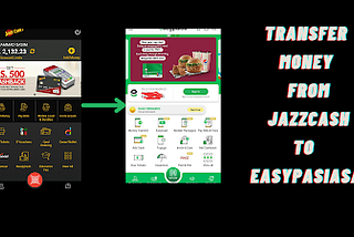 How to transfer money from Jazzcash to Easypaisa