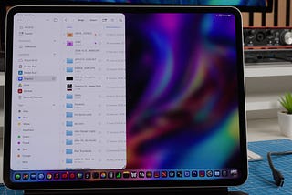 M4 iPad and the Files app
