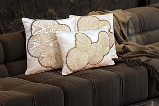 EMBROIDERED CUSHION FOR HOME DECOR