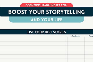 Infographic for 3 Simple Rules to Boost Your Storytelling