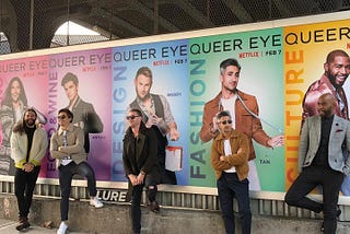 Queer Eye — A bagunça emocional do homem se revela no exterior