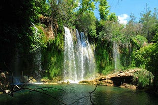 Düden Waterfall With All The Glories