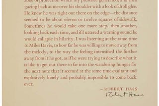 Robert Hass: On Poetic Relevancy