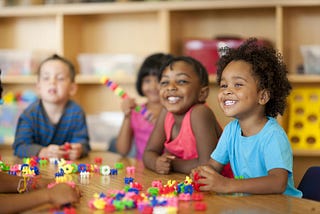 kids playing with toys