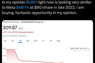 I Publicly Trashed an Influencer’s UNH Stock Pick. My Data Was Wrong. Here’s My Apology.