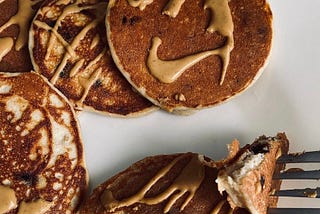 Yummy protein pancakes. Author image