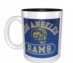 Los Angeles Rams, Custom Picture NFL Mug, nflcoffeemugs.com