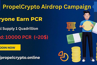 PropelCrypto (PCR) stands as an ERC20 token operating on the Ethereum blockchain,