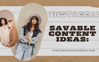 11 Savable Content Ideas For Instagram! How To Increase Your Instagram Saves Bonus Tips