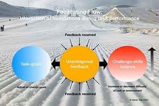 Facilitating flow: How the foundations interact during task performance