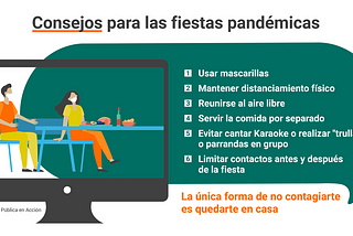 Cómo estar seguro durante las fiestas pandémicas