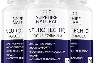 Sapphire Natural Neuro Tech IQ: The Supplement That Will Help You Think More Clearly and Creatively