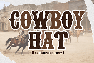 Cowboy Hat Font