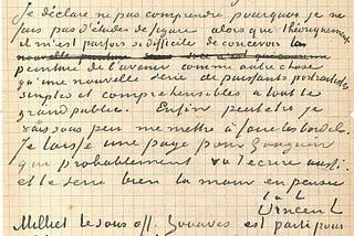 Benelux Update V — last handwrite letter of Van Gogh