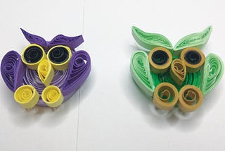 How to make an owl with paper (Quilling owl) | Paper craft world