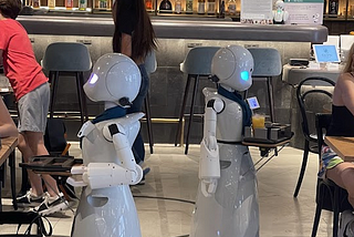 Avatar robots at Dawn cafe in Japan