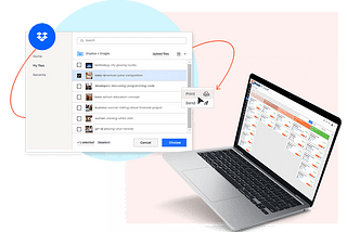 PrintPLANR’s Dropbox integration with your print MIS system