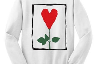 Heart flower friends Sweatshirt