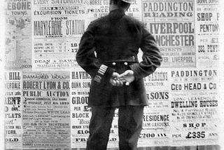 A Glimpse into Victorian Britain: The Policeman and the Billboard