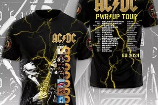 ACDC Band Pwr Up World Tour 2024 All Over Print Shirt