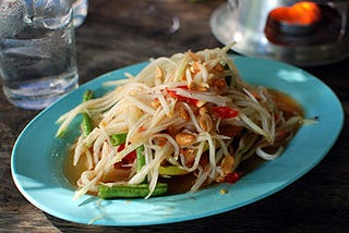 Green Papaya Raw Thai Salad
