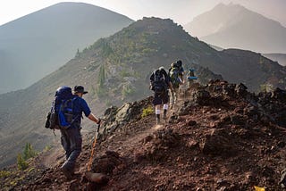 How to backpack for rock climbing