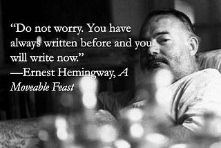 On beginning Hemingway