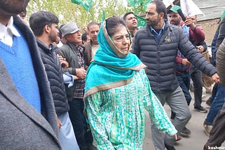 PDP’s roadshow kicks off Lok Sabha campaign in J-K