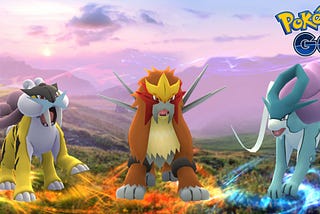 Llega el trio de perros legendarios a Pokémon Go