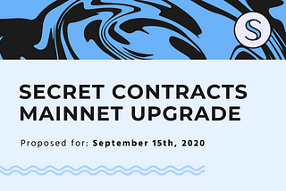 The Secret is Out: Announcing the Secret Contracts Mainnet!