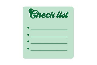 Check List Planner Sticker