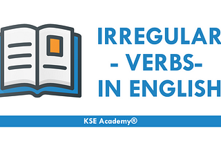 Mastering irregular verbs is one of the most important things you can do when learning English