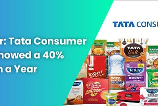 Stock Radar: Tata Consumer Products Showed a 40% Rally Within a Year