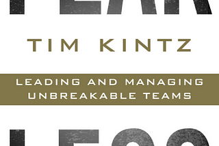 Fearless by Tim Kintz book cover