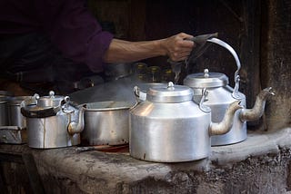 Raag and the tea maker