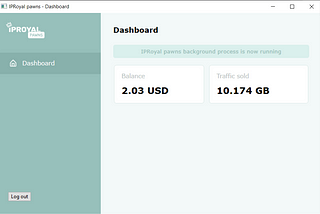 Passive income selling your bandwidth — IPRoyal pawns