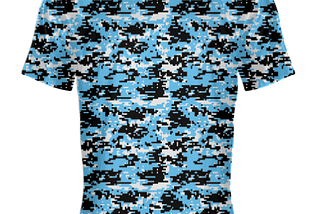 Carolina Blue Digital Camouflage Basketball Shooter Shirts