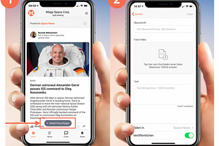 Share or edit content in your own branded app- tchop makes it easy in the mobile world, too!